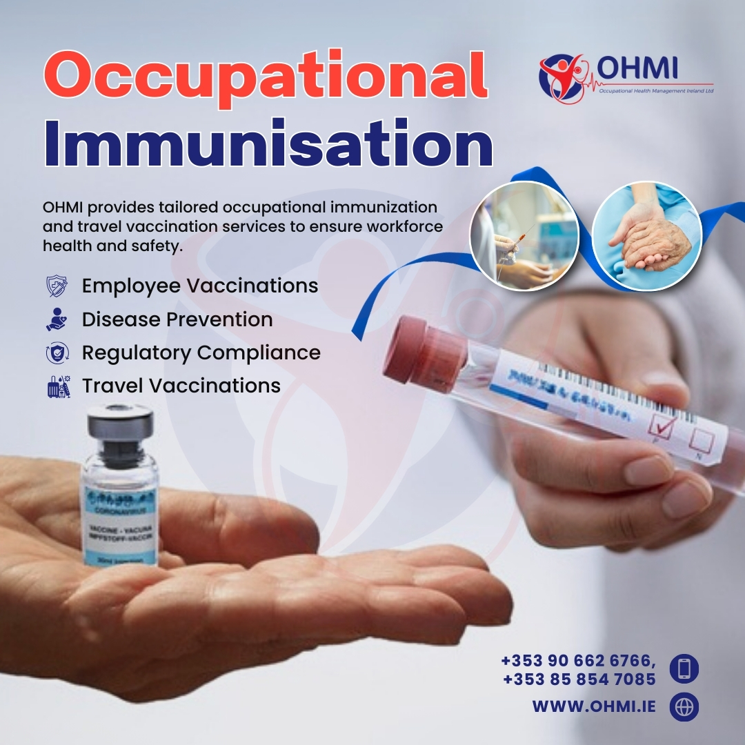 Occupational health immunisation services in Roscommon, Ireland